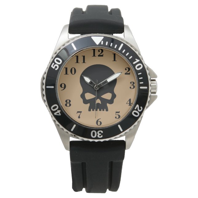 Reloj De Pulsera Calavera táctica (Anverso)