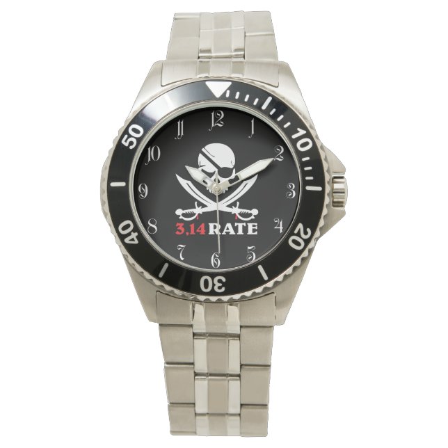 Reloj De Pulsera Calavera y saberes piratas (Anverso)