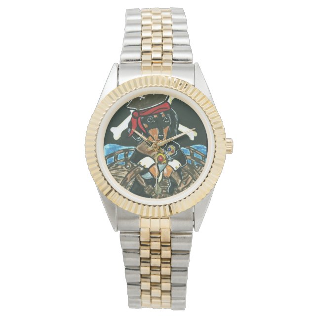 Reloj De Pulsera Calcomanía de pirata (Anverso)