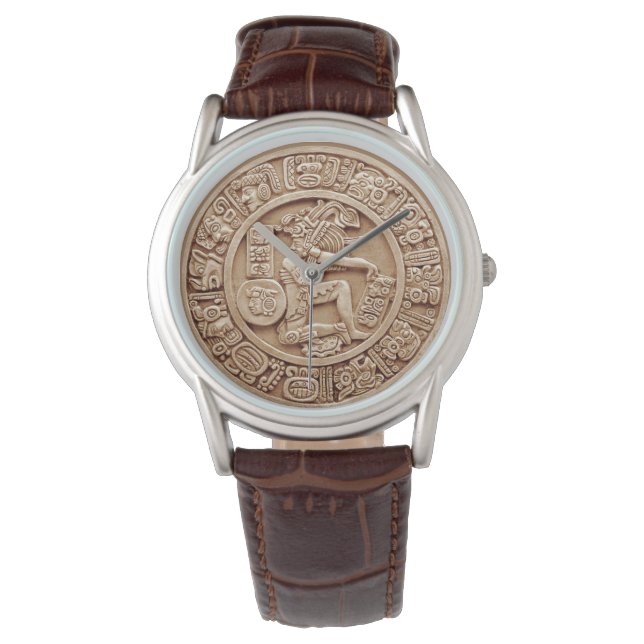 Reloj De Pulsera Calendario Agrícola Maya (Anverso)
