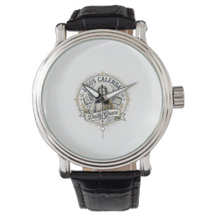 Reloj De Pulsera Calendario de Jesús Gracia Diaria Calendario de Je
