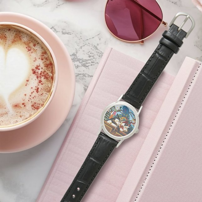 Reloj De Pulsera Calico Cat Dragon Red (Subido por el creador)