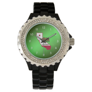 Reloj De Pulsera California, silueta estatal