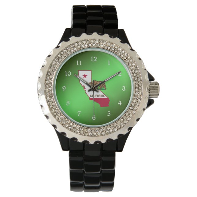 Reloj De Pulsera California, silueta estatal (Anverso)