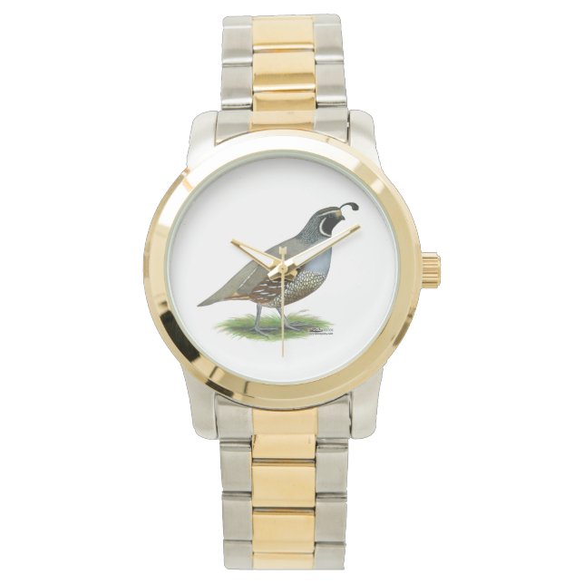 Reloj De Pulsera California Valley Quail (Anverso)