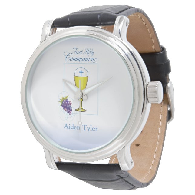 Reloj De Pulsera Cáliz de Primera Comunión Niño Personalizable con  (Angular)