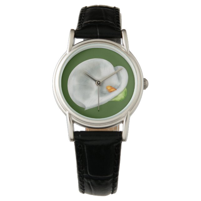 Reloj De Pulsera Calla Lilly (Anverso)