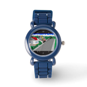 Reloj De Pulsera Calles y construcción de casa