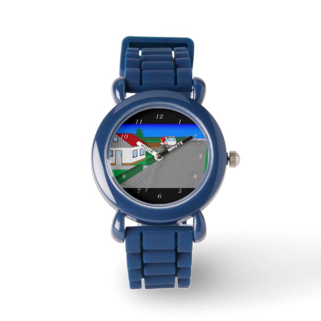 Reloj De Pulsera Calles y construcción de casa (Anverso)