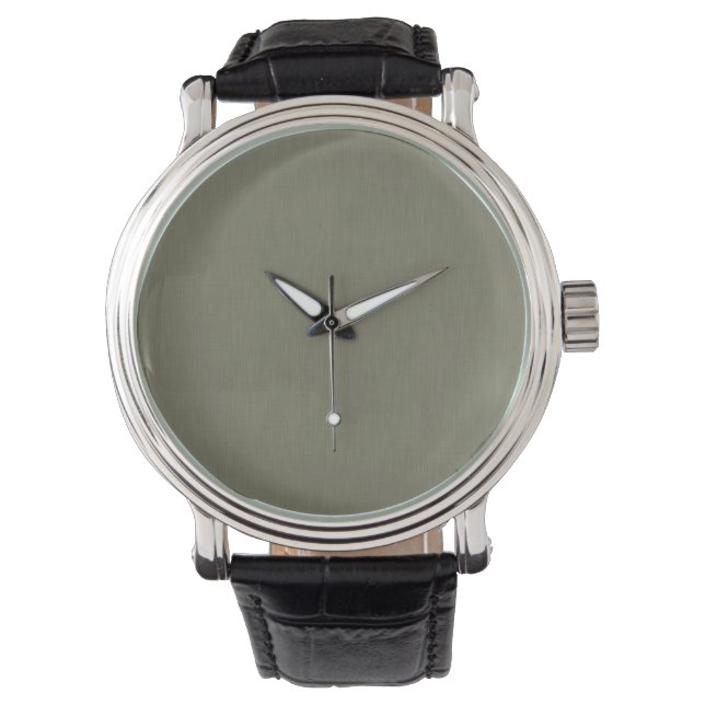 Reloj De Pulsera Calm & simple olive green textured background  (Anverso)