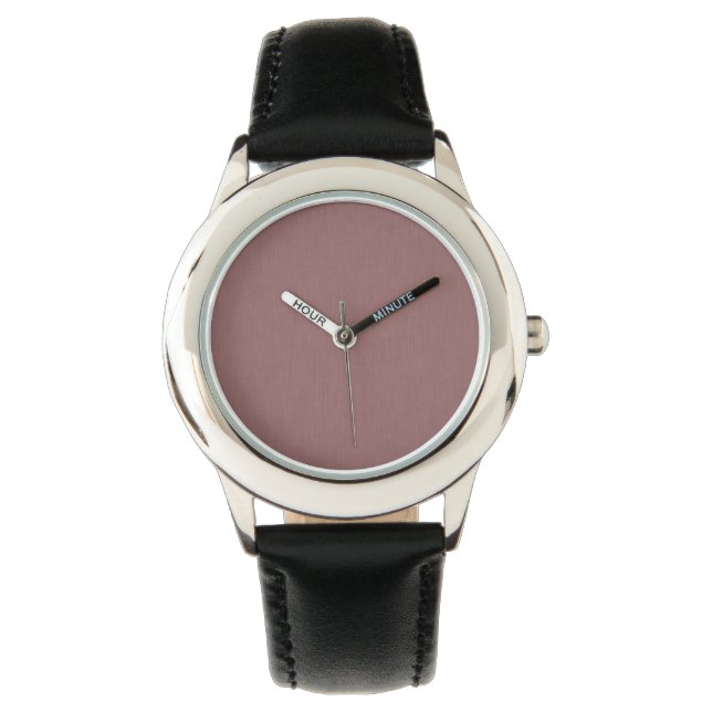Reloj De Pulsera Calm & simple pink  textured background  (Anverso)