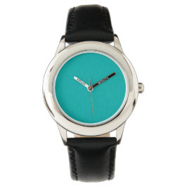 Reloj De Pulsera Calm & simple Turquoise textured background