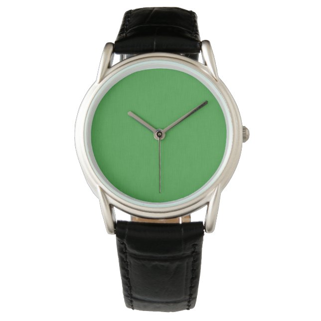 Reloj De Pulsera Calm & simple visual green textured background  (Anverso)