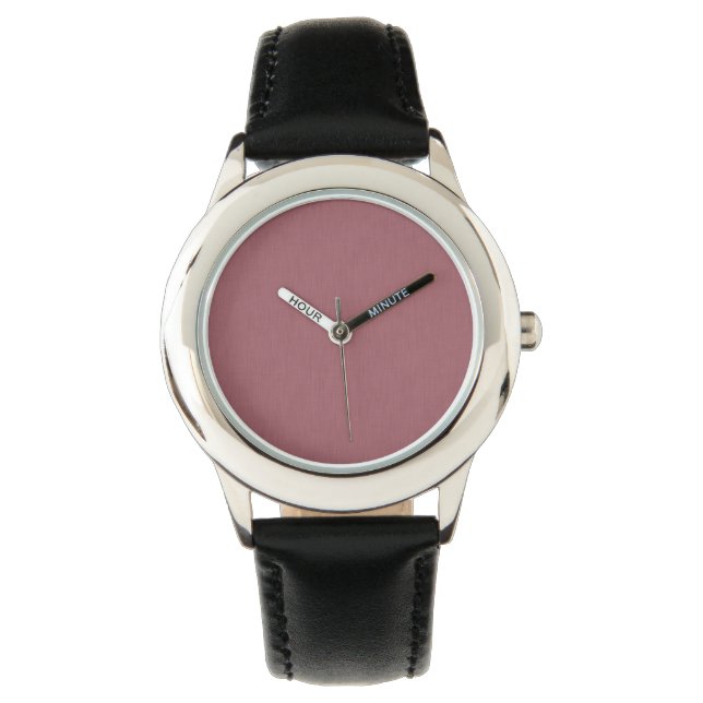Reloj De Pulsera Calm & simple visual mauve textured background  (Anverso)