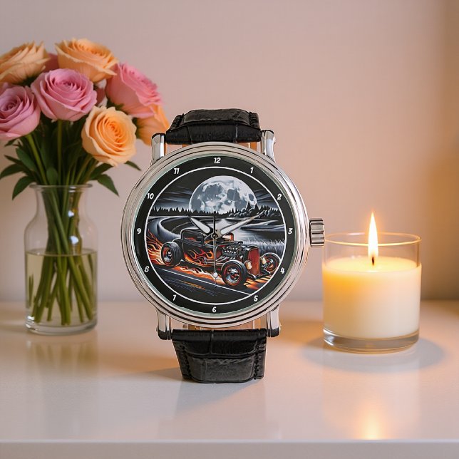 Reloj De Pulsera Calor caliente de inflamación iluminada por luna (Subido por el creador)