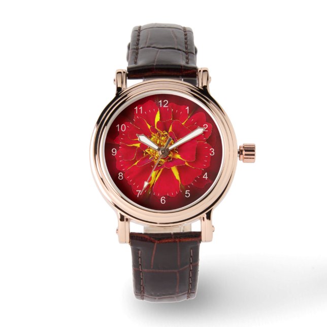 Reloj De Pulsera caloro rojo brillante (Anverso)