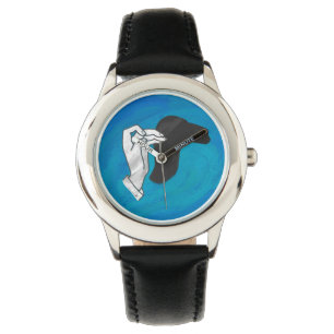 Reloj De Pulsera Camello De Sombra En Azul
