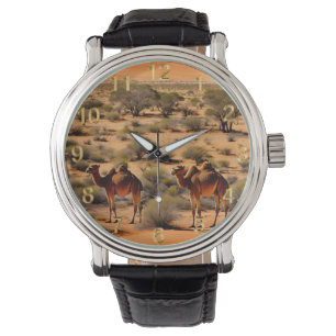 Reloj De Pulsera Camellos En El Exterior Australiano, Vigilancia De