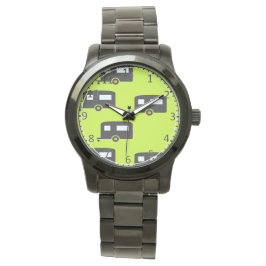 Reloj De Pulsera Caminando en verde