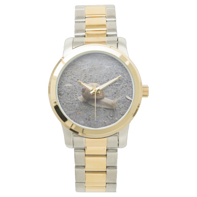 Reloj De Pulsera Caminata de caracoles (Anverso)