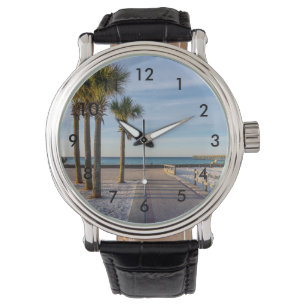 Reloj De Pulsera Caminata Paved A Pensacola Beach Writing Watch