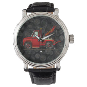 Reloj De Pulsera Camión de auxilio lindo de la grúa