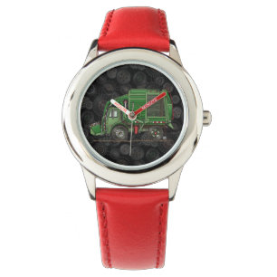 Reloj De Pulsera Camión de basura lindo del camión de basura