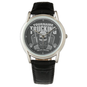 Reloj De Pulsera Camión de camionetas de cráneo personalizado camio