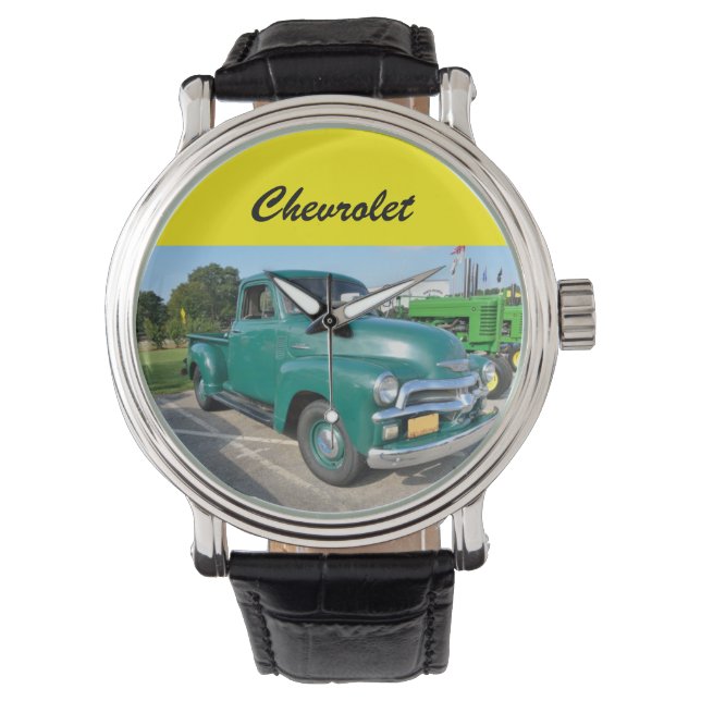 Reloj De Pulsera Camión de Chevrolet Vintage (Anverso)