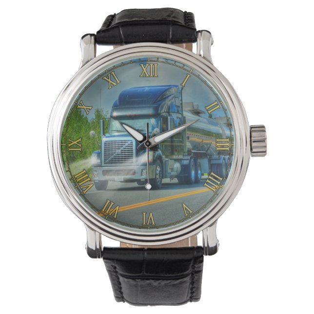 Reloj De Pulsera Camión de transporte pesado (Anverso)