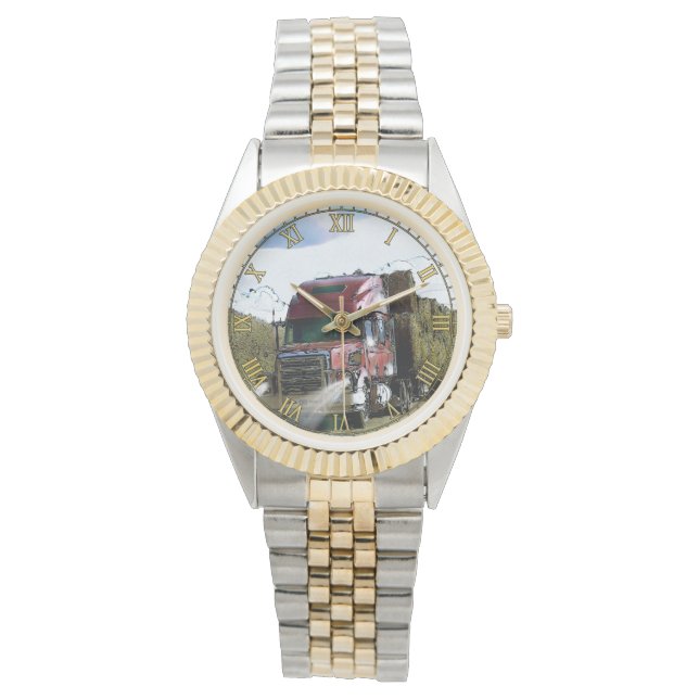 Reloj De Pulsera Camión de transporte pesado (Anverso)