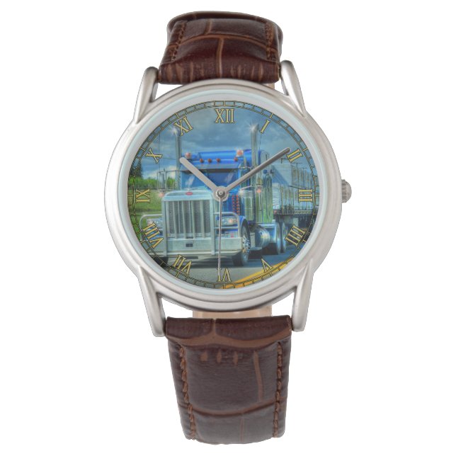 Reloj De Pulsera Camión de transporte pesado (Anverso)