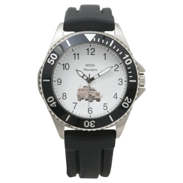 Reloj De Pulsera Camión militar del MRAP M1224 (Anverso)