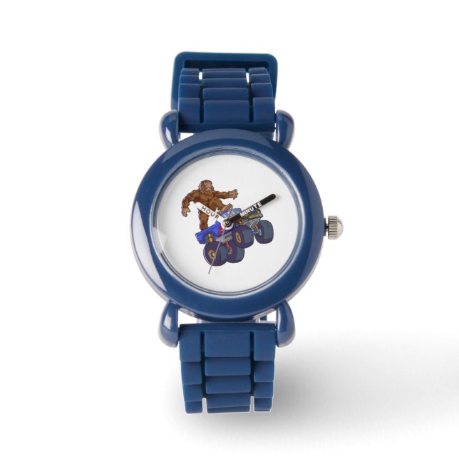 Reloj De Pulsera Camión Monstruo de Sasquatch de pie grande (Anverso)