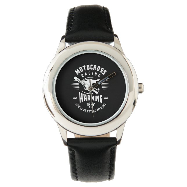 Reloj De Pulsera Camisa de Carreras motocross Dirt Bike (Anverso)