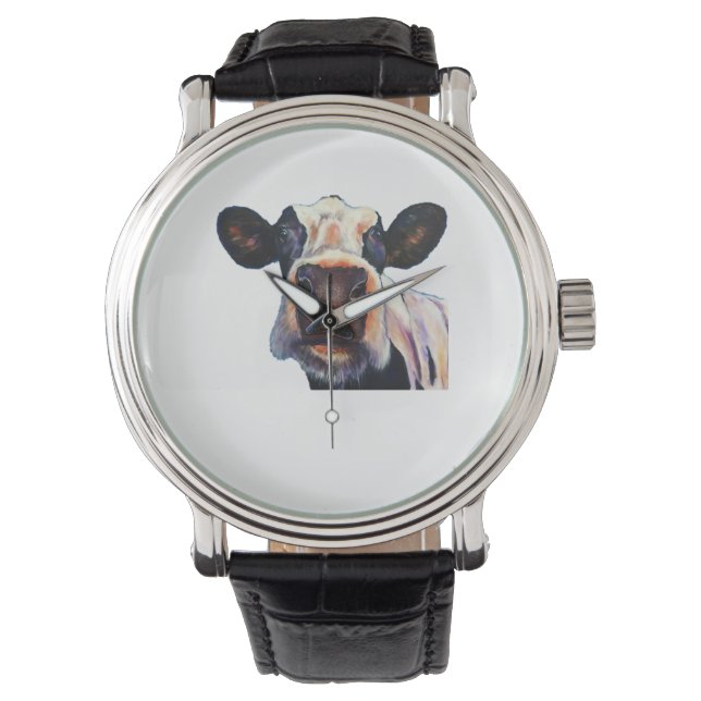 Reloj De Pulsera Camiseta clásica de vaca sagrada (Anverso)