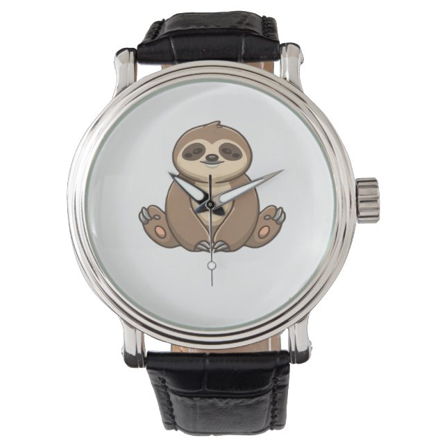 Reloj De Pulsera Camiseta Clásica Sloth (Anverso)