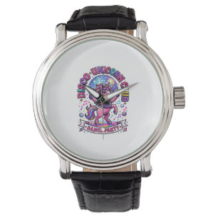 Reloj De Pulsera Camiseta Comercial del Club Unicorn Disco Unicorn