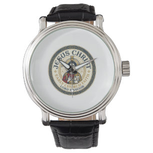 Reloj De Pulsera Camiseta Cristiana Antigua de Jesús Padres del Des
