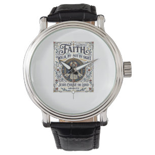 Reloj De Pulsera Camiseta de Arte de Escritura de Diario de Biblia 