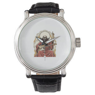 Reloj De Pulsera Camiseta de arte vectorial de guitarrista con grab