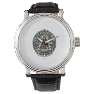 Reloj De Pulsera Camiseta de artista de uñas Tech Jesus inspirador 