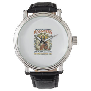 Reloj De Pulsera Camiseta de entrega de trabajador postal de Jesús