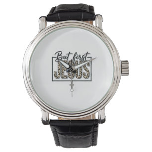 Reloj De Pulsera Camiseta de grabado vintage cristiano estampa de l