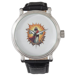 Reloj De Pulsera Camiseta de grabado vintage estallido de victoria 