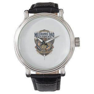 Reloj De Pulsera Camiseta de mecánico del día del padre Dad diverti