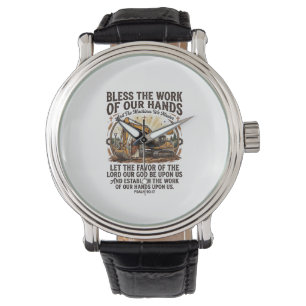 Reloj De Pulsera Camiseta de Mecánico Diesel Equipo Pesado Jesús Fe