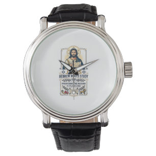 Reloj De Pulsera Camiseta de nerd de idiomas bíblicos hebreos grieg