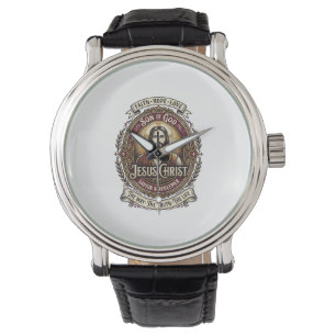Reloj De Pulsera Camiseta Gráfica de Antigüedades Jesús Arte Cristi