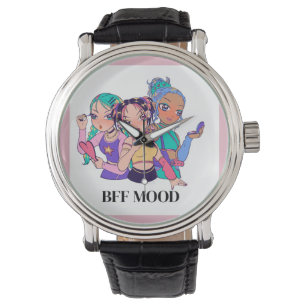 Reloj De Pulsera Camiseta Gráfica de Estética Audaz